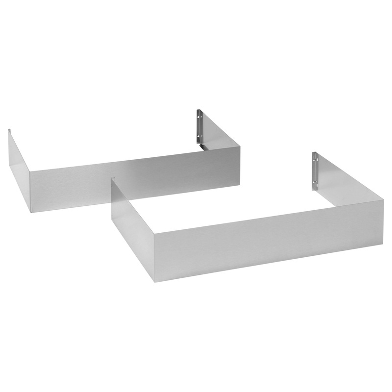 Monogram ZX8IC1SRSS 8′ Monogram High Ceiling Duct Cover Kit – Island