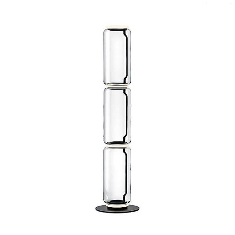 Noctambule Low Cylinders With Small Base LED Floor Lamp