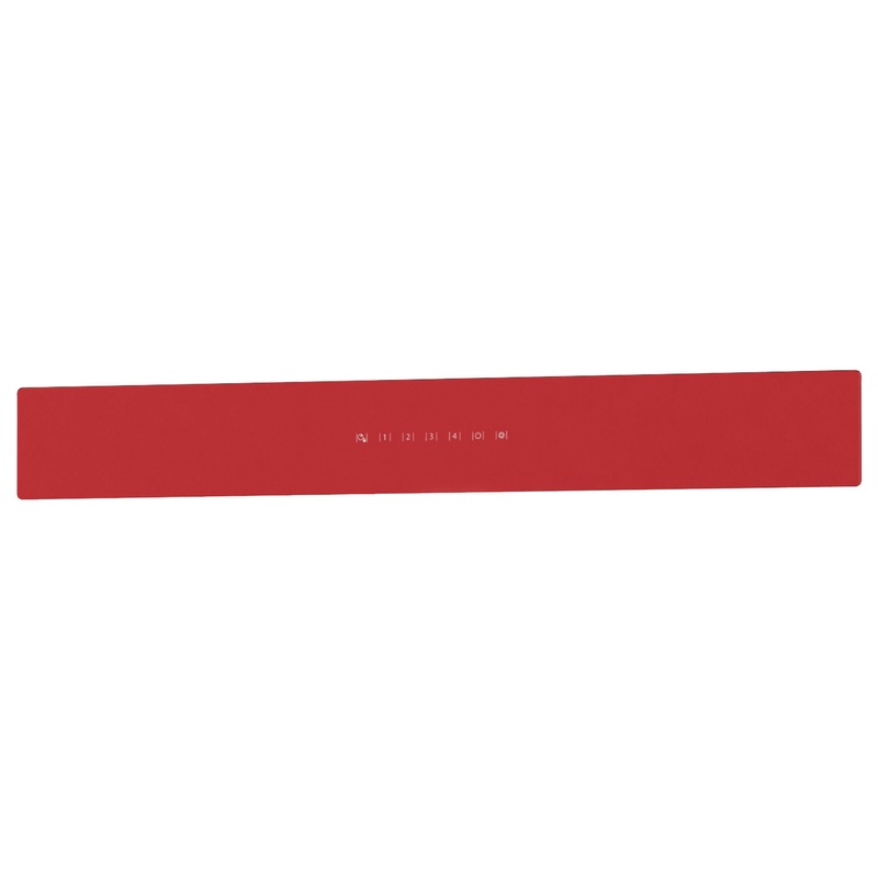 Best Range Hoods SV09956RD Wcb3 & Icb3 36” Front Glass Panel Red