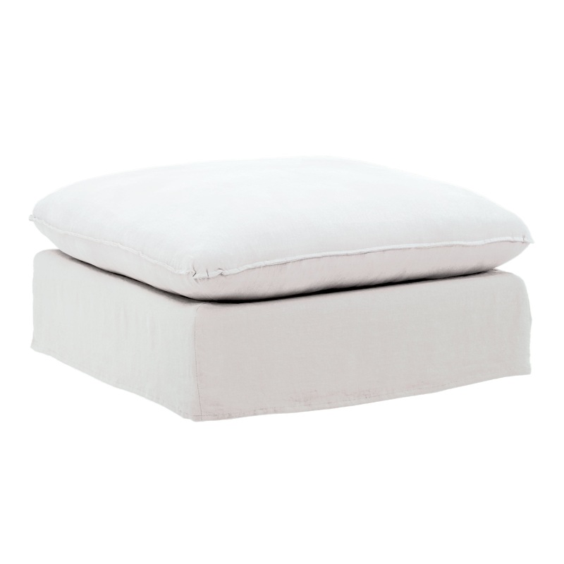 Chic Home Lounger – White