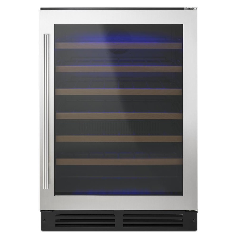 Whirlpool WUW35X24DS 24″ Undercounter Wine Center with Custom Temperature Control