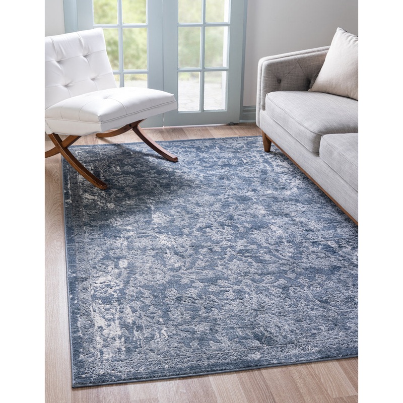 Charters Towers Oriental Blue Area Rug Langley Street Rug Size: Rectangle 6′ x 9′