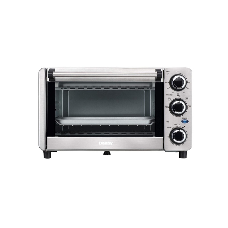 Danby DBTO0412BBSS Danby 0.4 Cu Ft/12L 4 Slice Countertop Toaster Oven