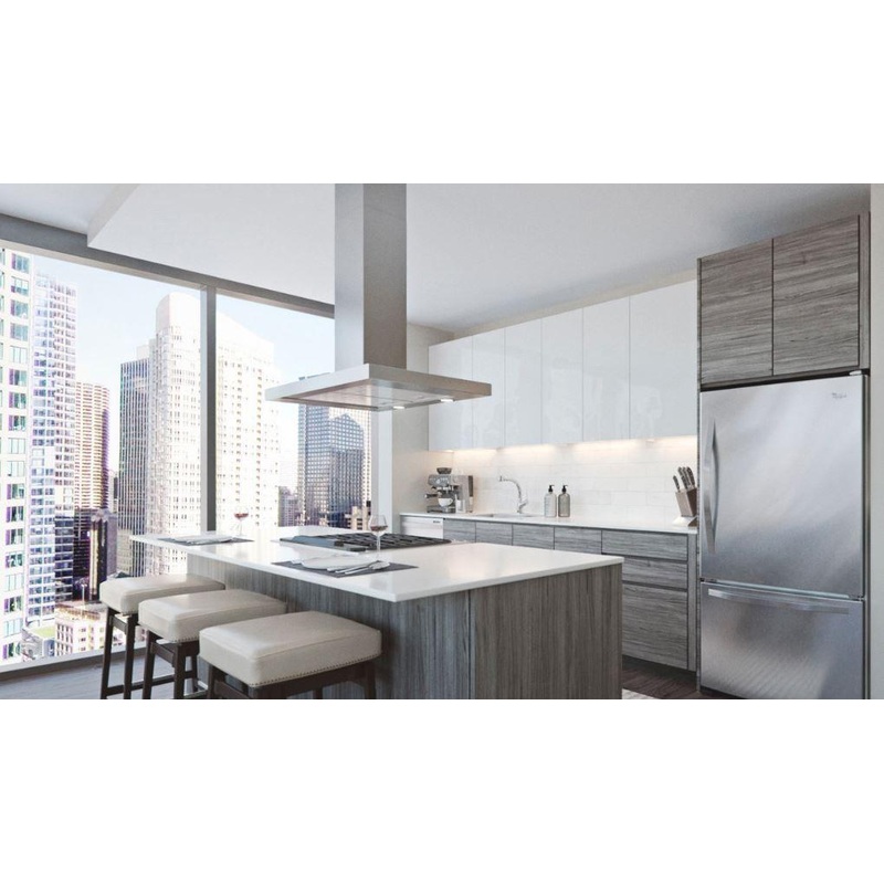Faber BELAIS48SS600 48″ T-shape chimney island hood
