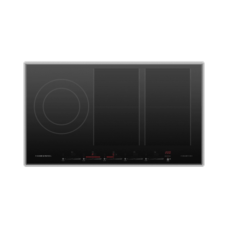 Fisher & Paykel CI365PTX4 Induction Cooktop, 36″, 5 Zones, With Smartzone
