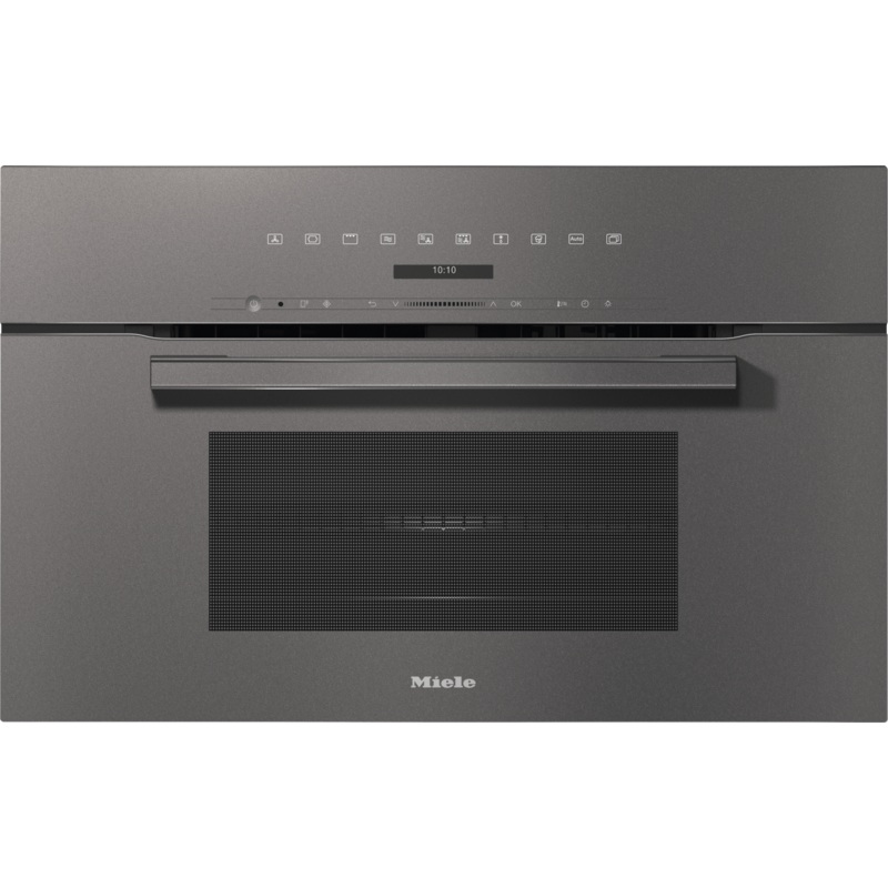 Miele H7270BMGG H 7270 Bm Graphite Grey – 30″ Compact Speed Oven In A Perfectly Combinable Design With Automatic Programs And Combi Modes.