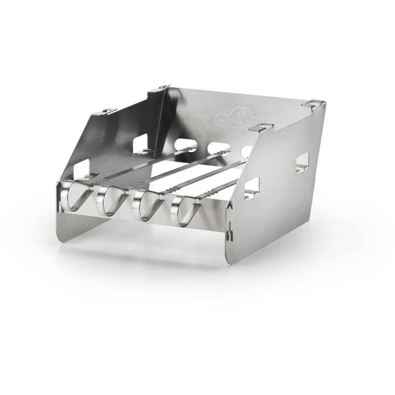 Napoleon Bbq 71302 Side Burner Windshield – Small with Skewer Rack