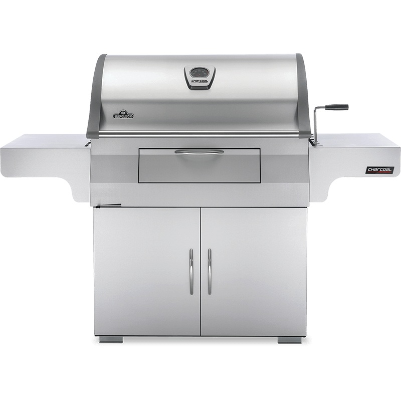 Napoleon Bbq PRO605CSS Professional 605 Charcoal Cart Full Size Cart Grill , Charcoal, Stainless Steel