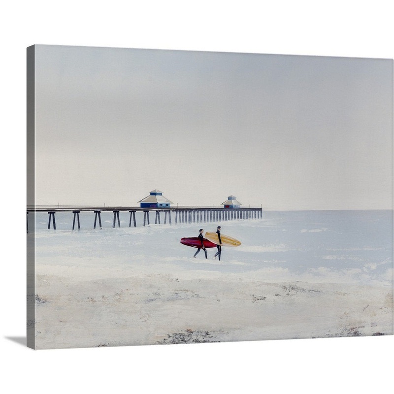 Sun and Sand II’ Painting on Canvas Highland Dunes Size: 12″ H x 16″ W x 1.25″ D Format: Wrapped Canvas