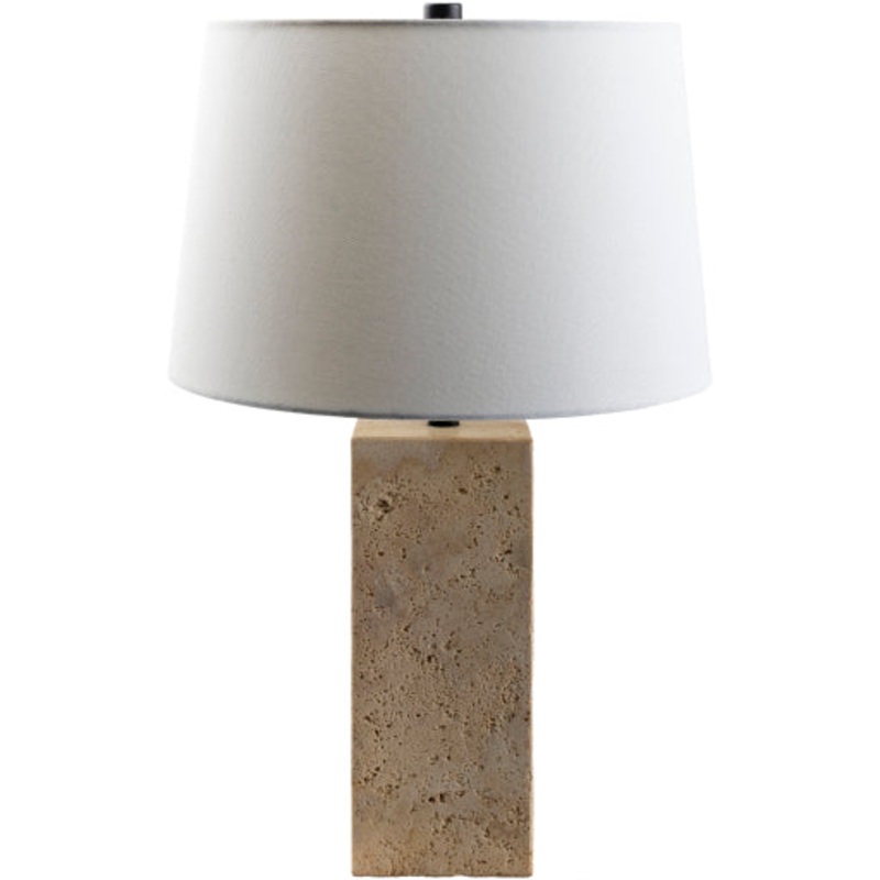 Artistic Travertine Lamp