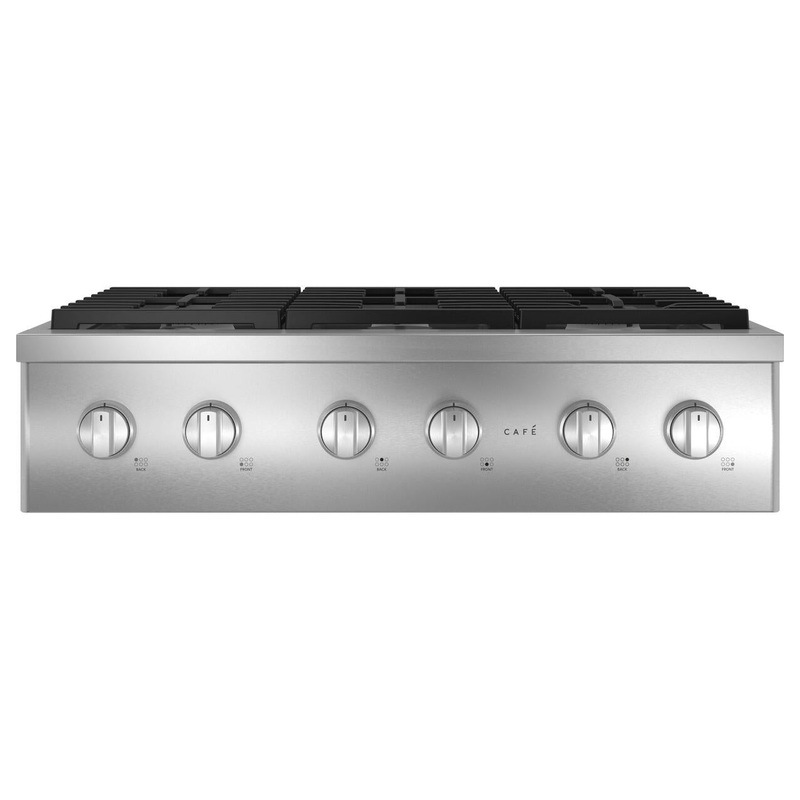 Cafe CGU366P2TS1 Caf 36″ Commercial-Style Gas Rangetop With 6 Burners (Natural Gas)