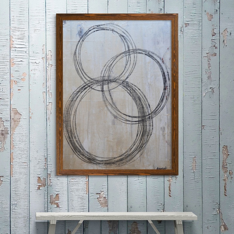 Circular I’ by Paul Cezanne – Picture Frame Painting Print Corrigan Studio Mat Color: No Mat Size: 44″ H x 32″ W x 1.25″ D Format: Maple Framed Canvas