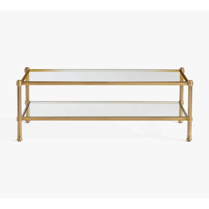 Everson Rectangular Glass Coffee Table