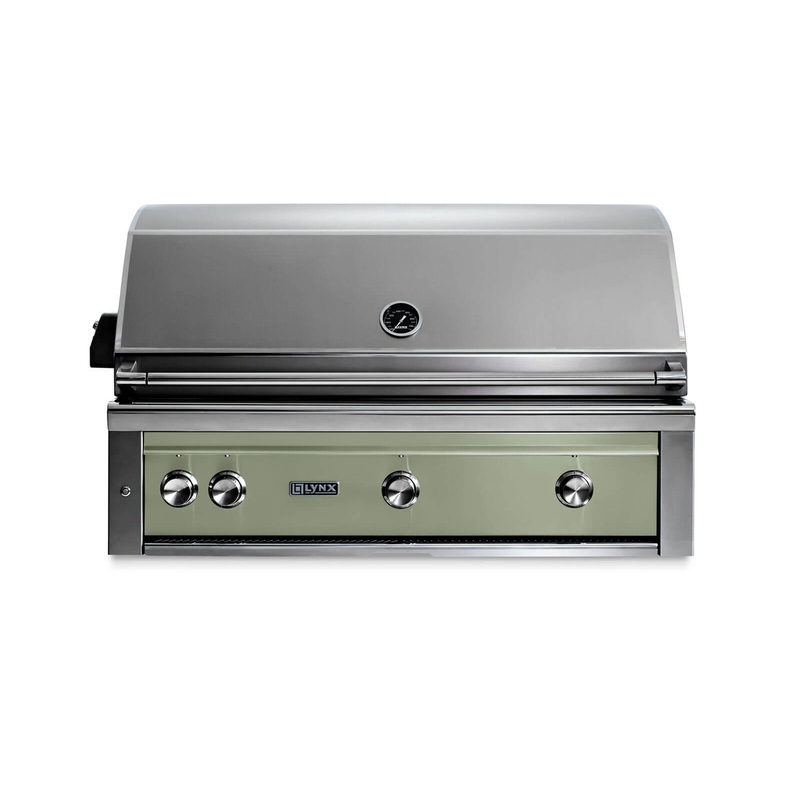 Lynx L42TRDSLP 42″ Built-In Grill – 1 Trident W/ Rotisserie – Desert Sage