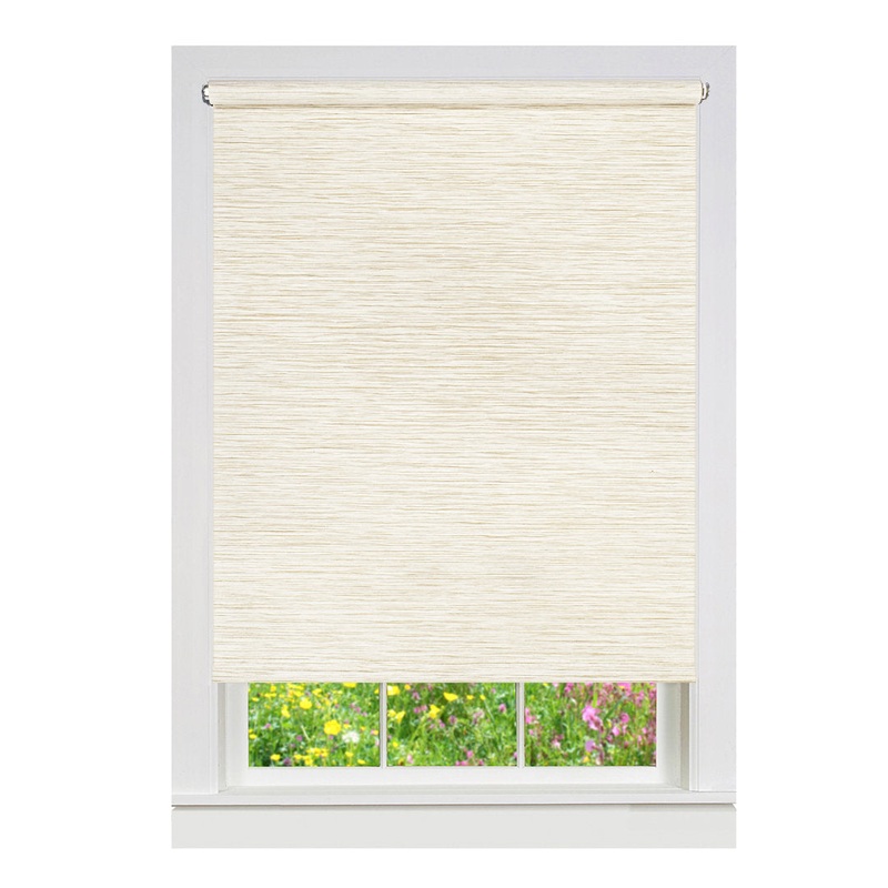 Semi-Sheer Roller Shade Gracie Oaks Length & Width: 57″W x 72″L, Finish: Linen