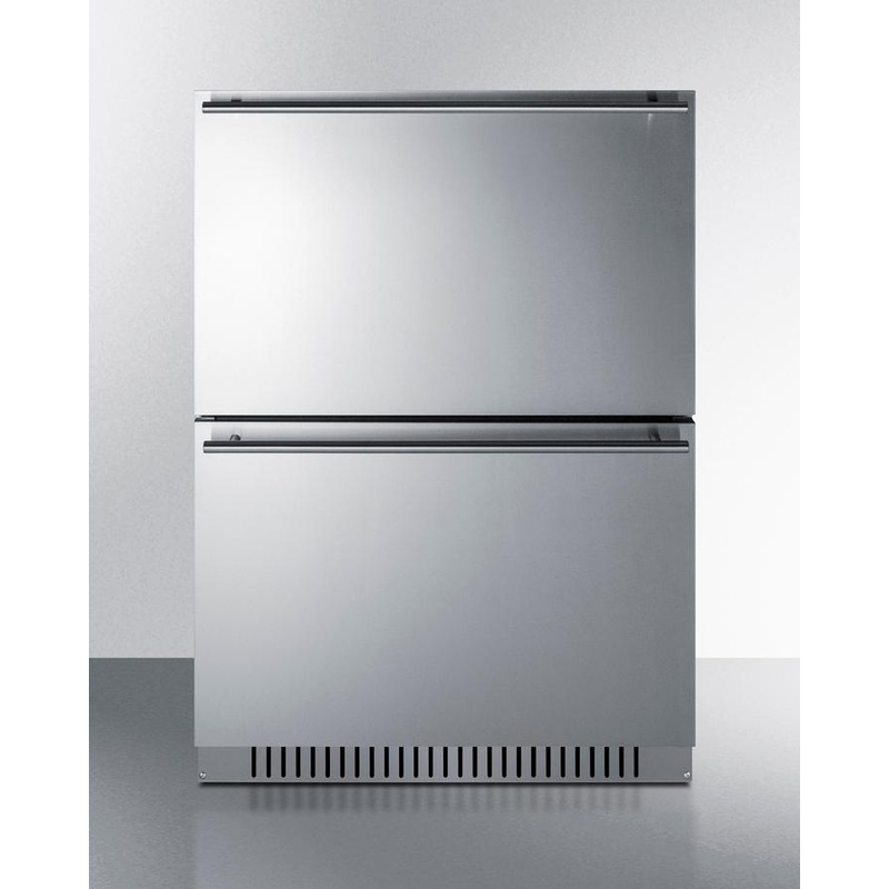 Summit ADRF244CSS 24″ Wide 2-Drawer Refrigerator-Freezer, Ada Compliant