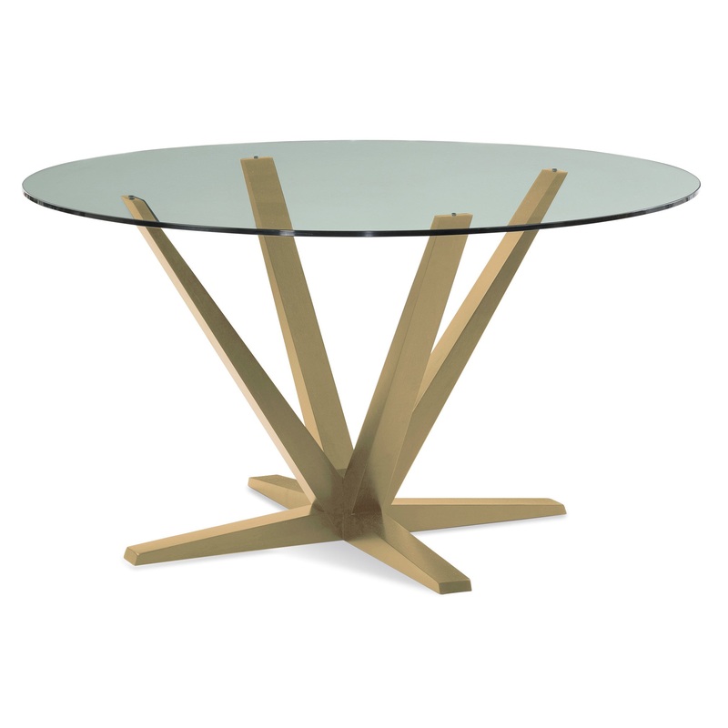Aura Round Dining Table – Glass Top
