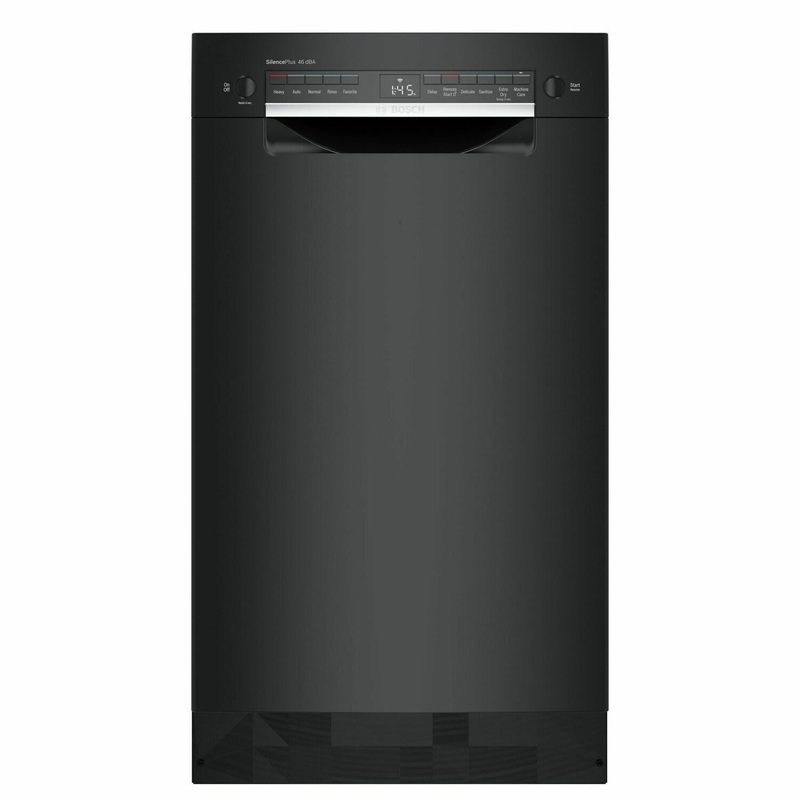 Bosch SPE53B56UC 300 Series Dishwasher 17 3/4” Black Spe53B56Uc
