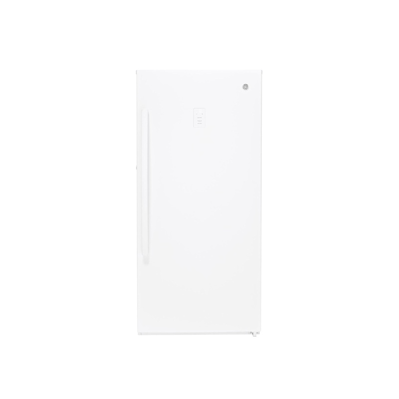 FUF14DLRWW GE ENERGY STAR 14.1 Cu. Ft. Frost-Free Garage Ready Upright Freezer