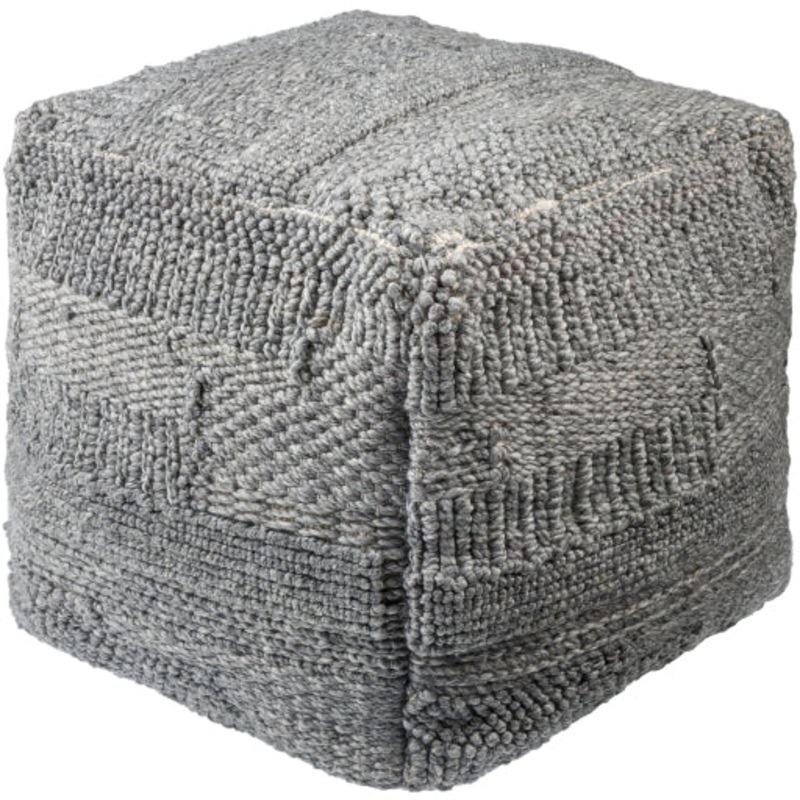 Gabon Collection Textured Pouf