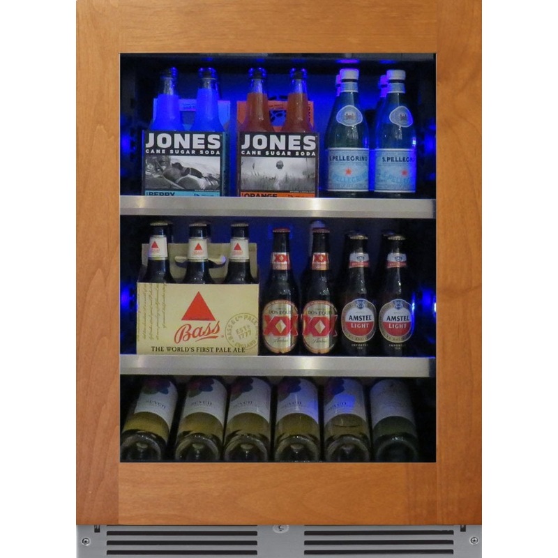 Xo Appliance XOU24BCGOL 24In Beverage Center Overlay Glass Lh