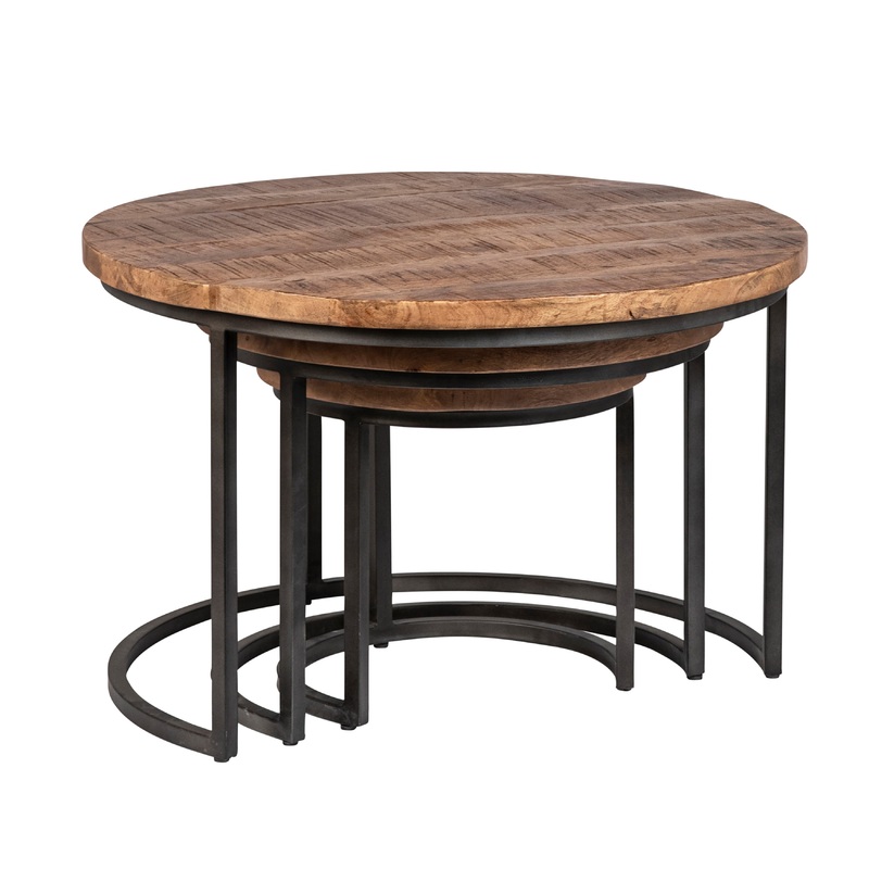 Cozy Chateau Trio: Stunning Space-Saving Coffee Tables