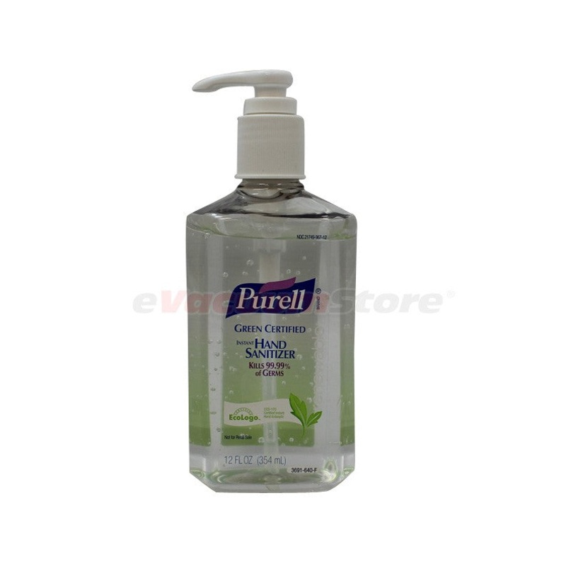 Green Seal Certified Purell Hand Sanitizer 12 OZ