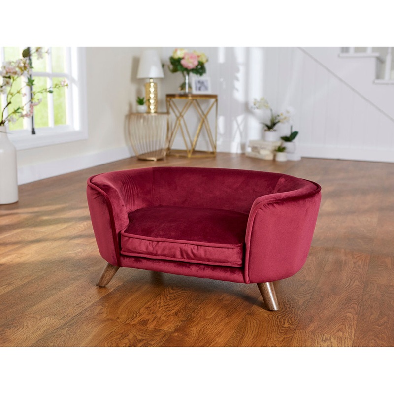 Heisler Dog Sofa Tucker Murphy Pet Color: Wine