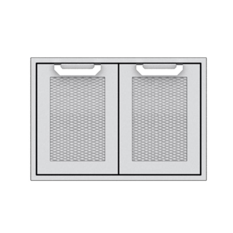 Hestan AGSD30DG Hestan 30″ Double Door Storage Doors Agsd – Dark Grey (Custom Color: Pacific Fog)