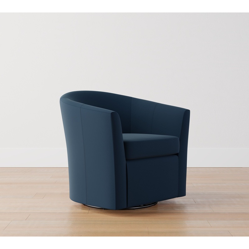 Hyde Upholstered Swivel Armchair