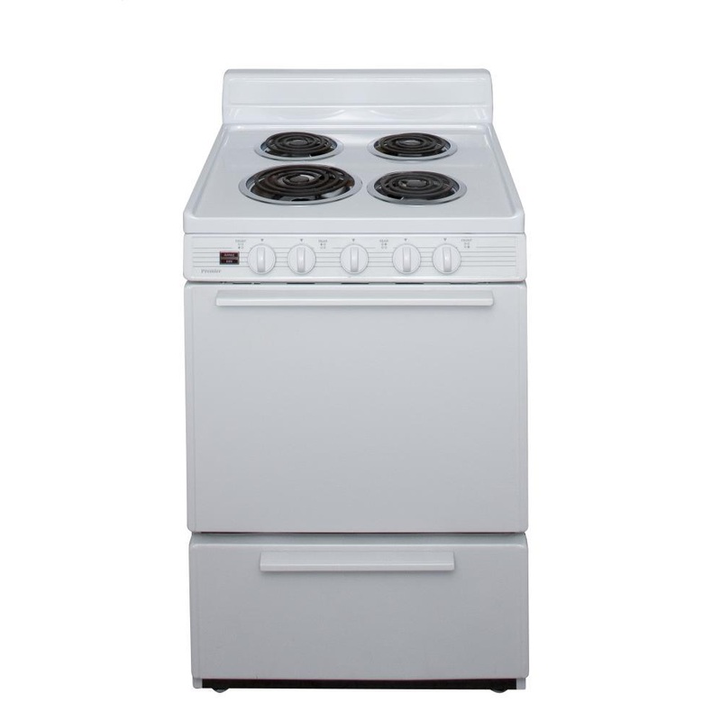 Premier ECK100OP 24 in. Freestanding Electric Range in White