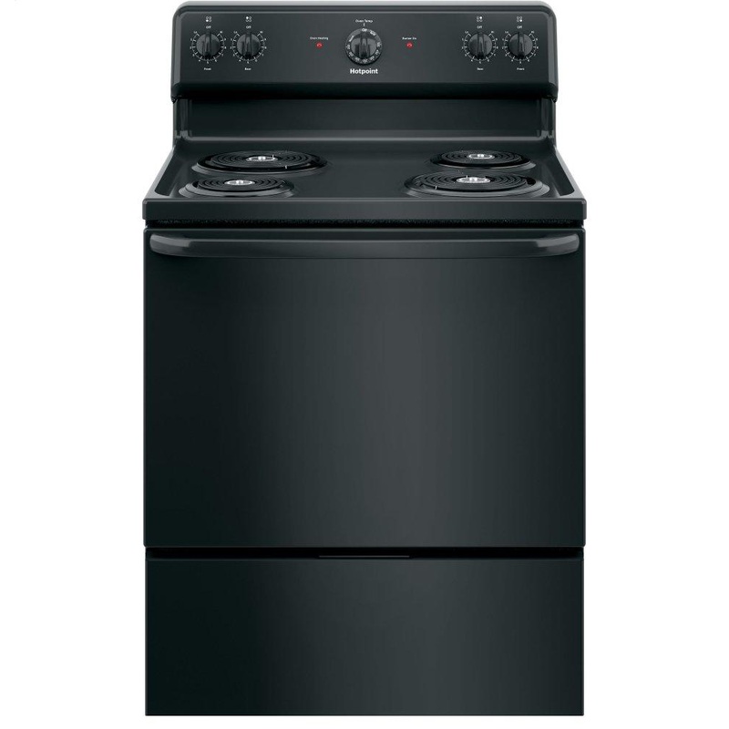 RBS160DMBB Hotpoint ENERGY STAR 30″ Free-Standing Electric Range