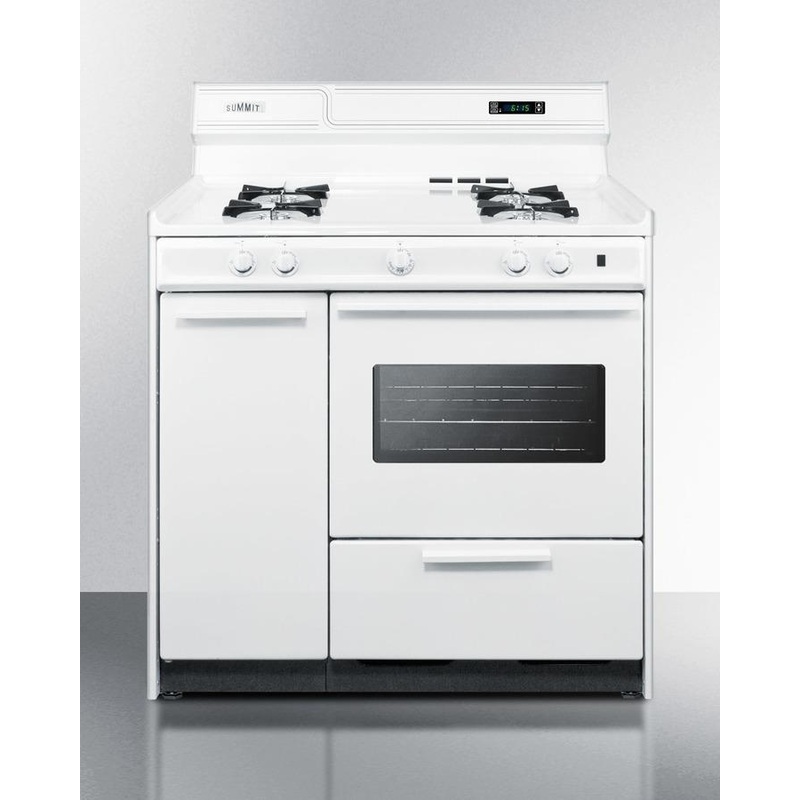 Summit WNM4307KW 36″ Wide Gas Range