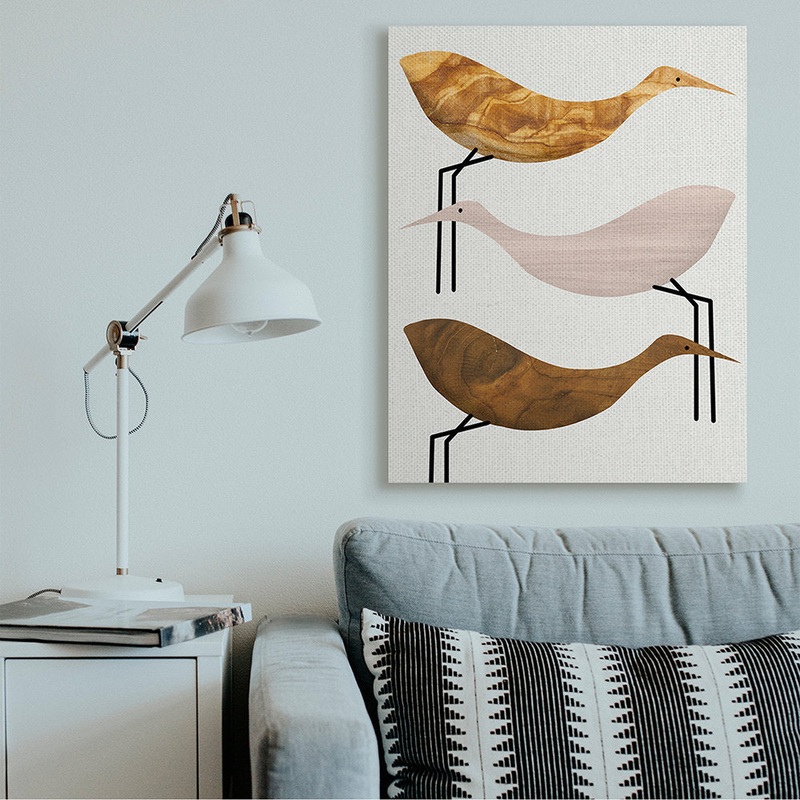 Abstract Tree Pattern Storks Minimal Rustic Birds by Daphne Polselli – Graphic Art Print Corrigan Studio Size: 48″ H x 36″ W x 1.5″ D Format: Wrapped Canvas