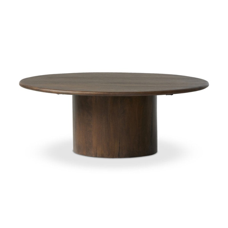 Stuart Wood Coffee Table-Large-Aged Belgium Bleach