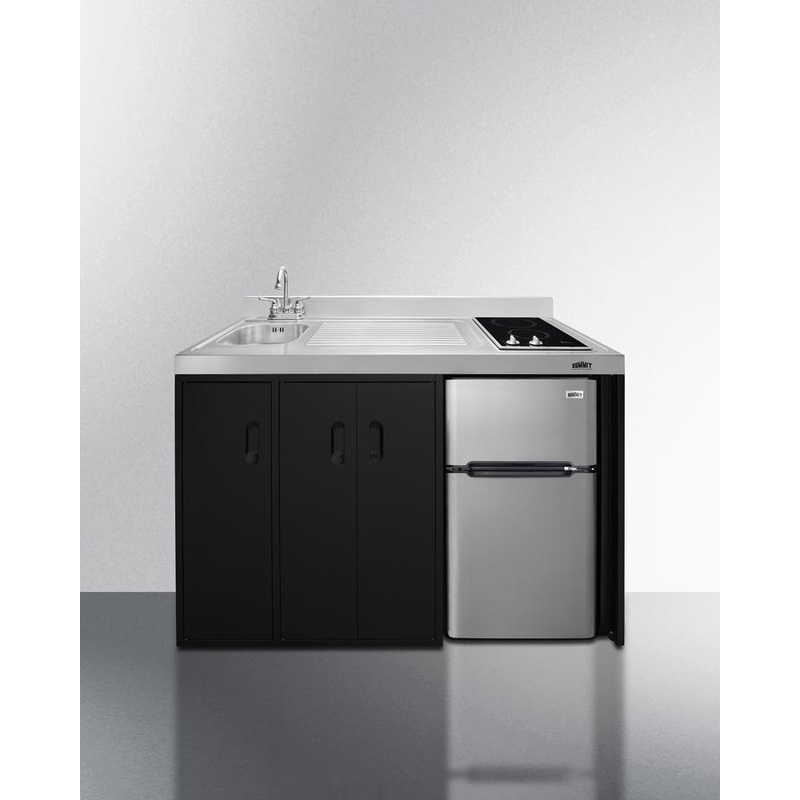 Summit CK54SINKL 54″ Wide All-In-One Kitchenette
