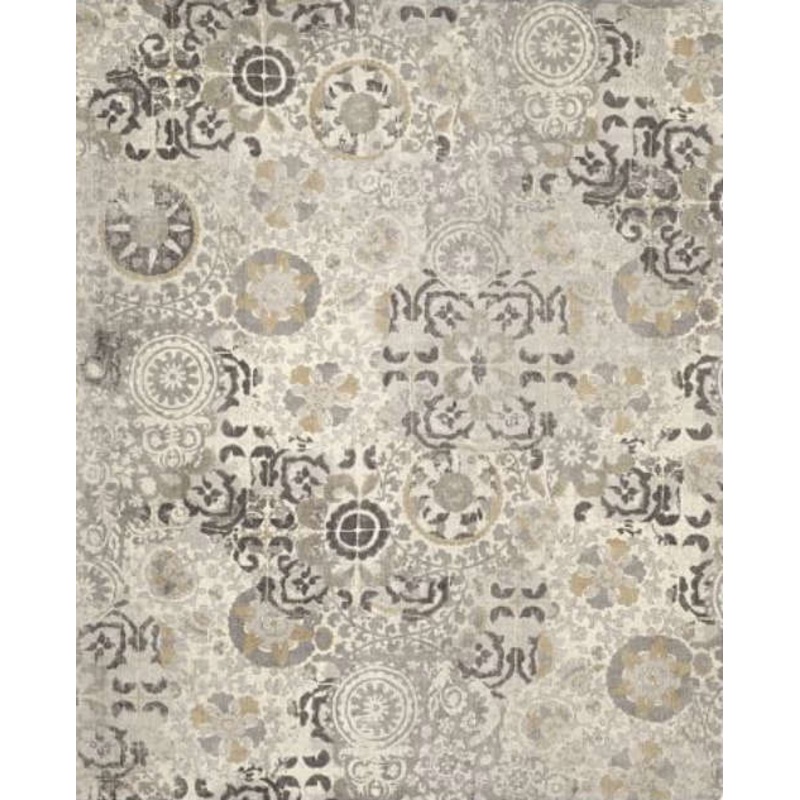 Talia Printed Rug – Gray-9’x12′