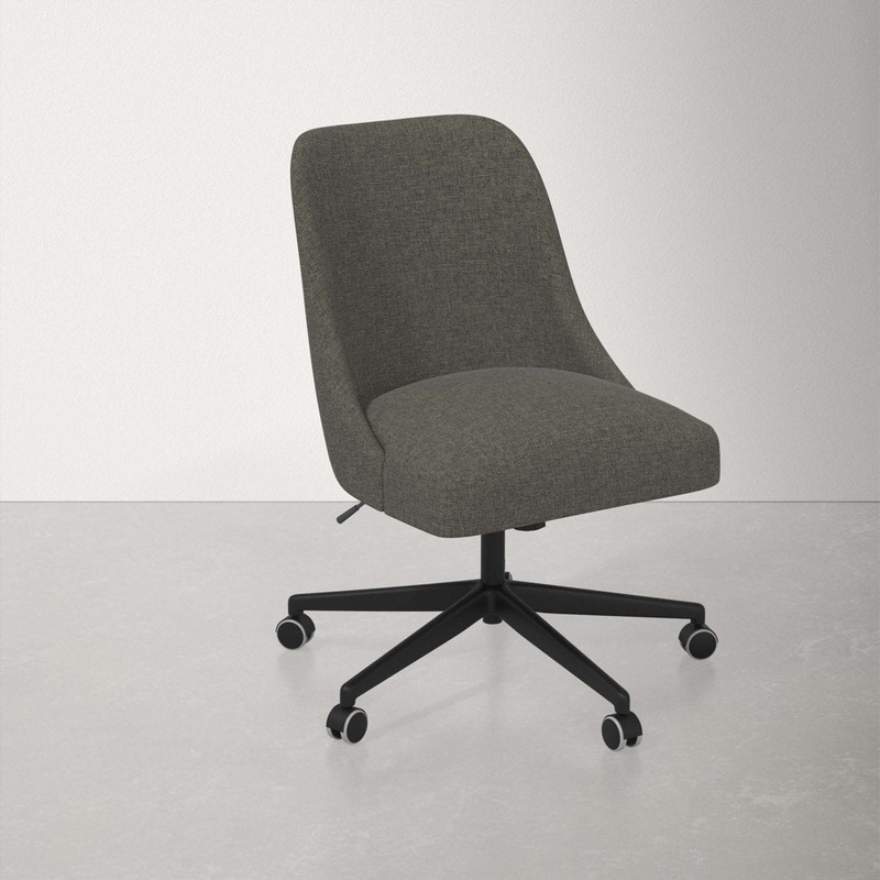 Acosta Task Chair AllModern Upholstery Color: Zuma Charcoal Textured Linen