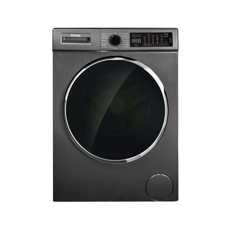 Danby DWM022D1DSDB Danby 2.2 Cu. Ft. 24″ Front Load Washing Machine
