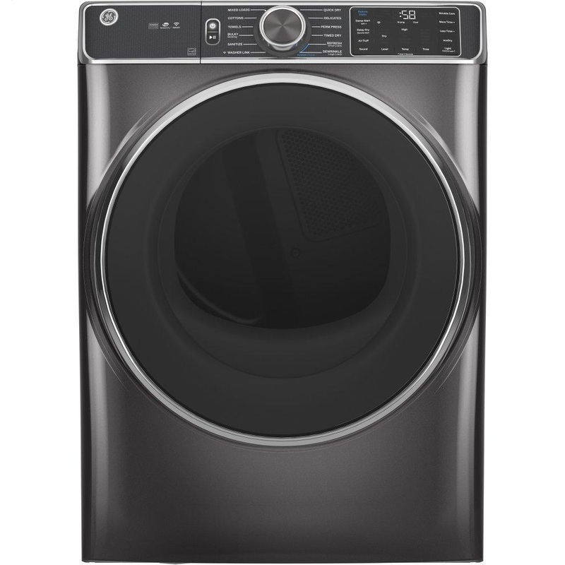 GE 7.8 cu. ft. Capacity Smart Front Load Electric Dryer with Steam and Sanitize Cycle