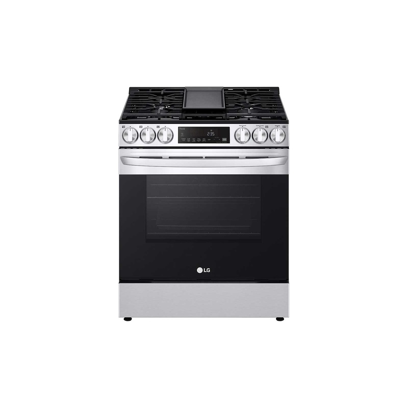 Lg LSGL5833F 5.8 Cu Ft. Smart Wi-Fi Enabled Fan Convection Gas Slide-In Range With Air Fry & Easyclean