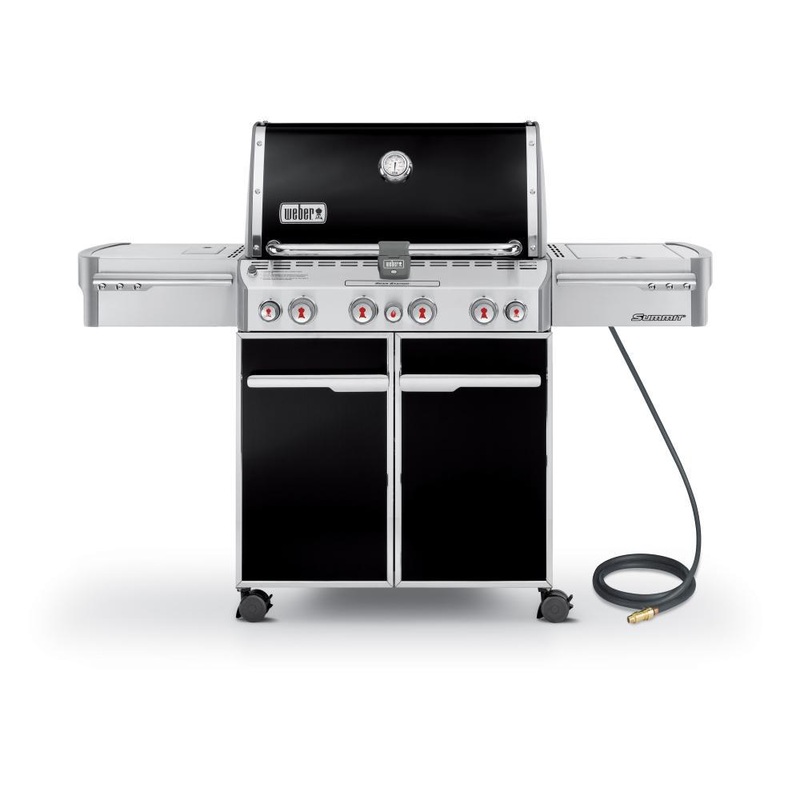 SUMMIT E-470 NATURAL GAS GRILL – BLACK