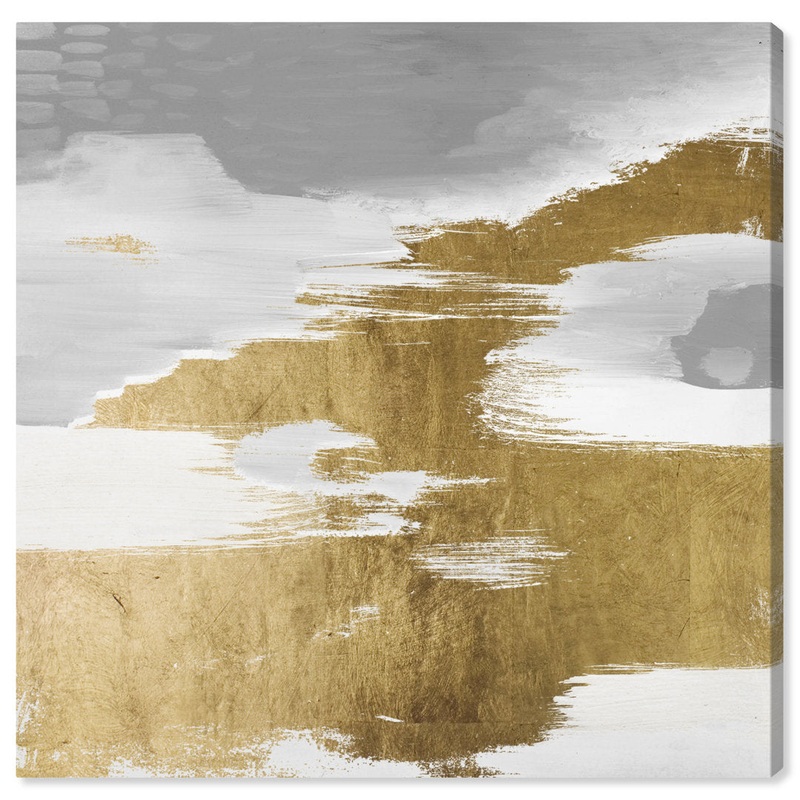 Gold Heaven – Painting on Canvas Oliver Gal Prints Size: 24″ H x 24″ W Format: Wrapped Canvas
