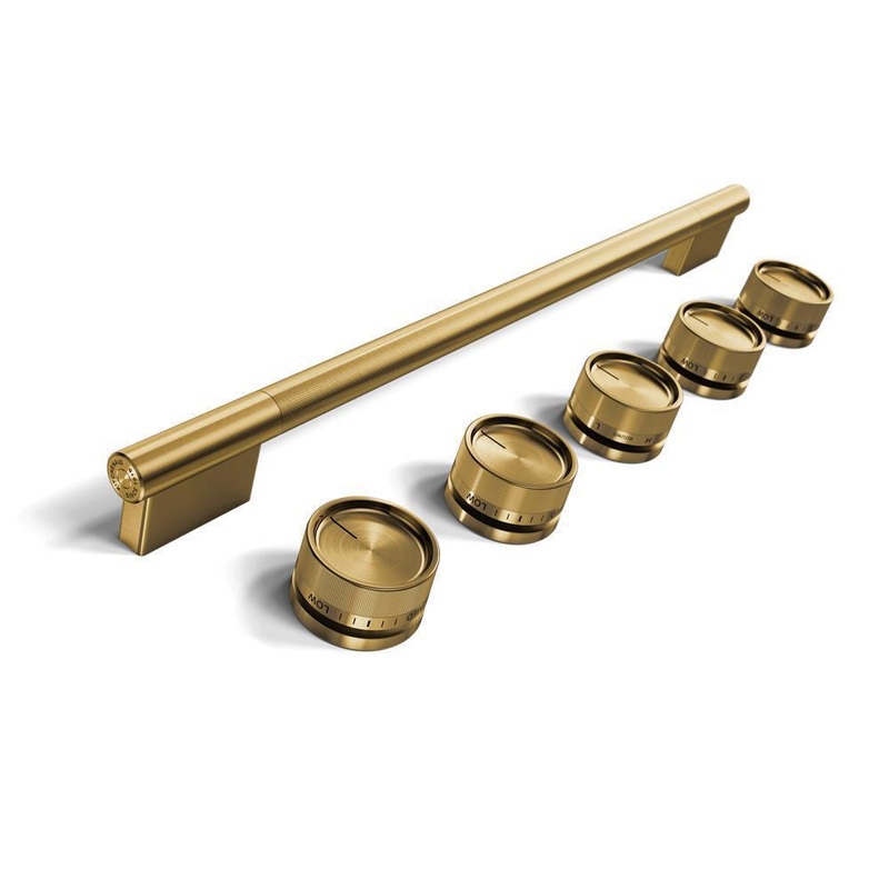Kitchenaid W11773968 Brass Handle And Knob Hardware Accessory Kit For Kitchenaid Slide-In Convectionrange