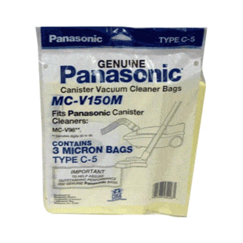 Panasonic Style C-5 Vacuum Bags 3 Pack Genuine