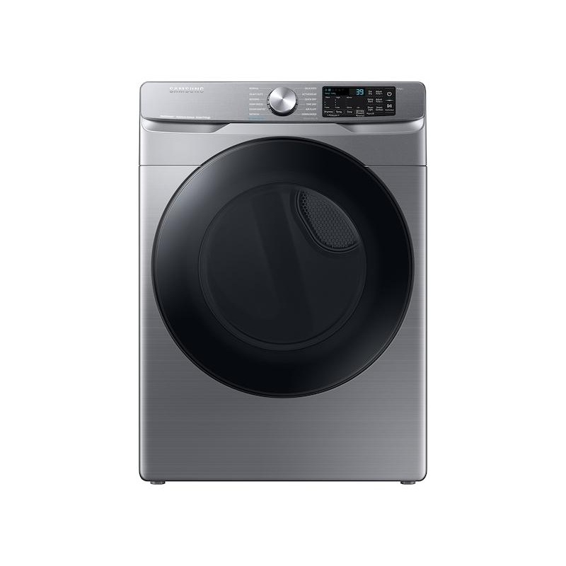 Samsung DVG45B6300P 7.5 Cu. Ft. Smart Gas Dryer With Steam Sanitize+ In Platinum