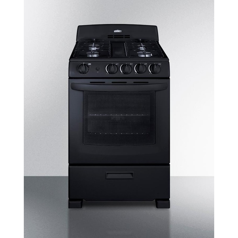 Summit RG2402B 24″ Wide Gas Range