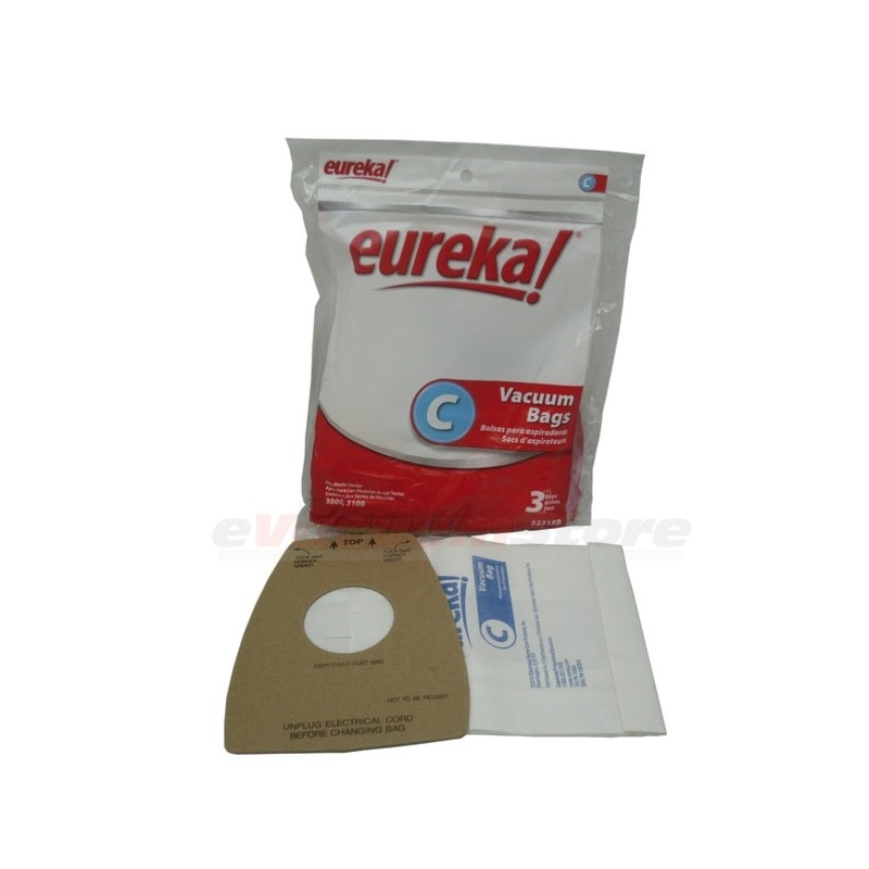 Eureka 3015B Style C Paper Bag Package Assembly