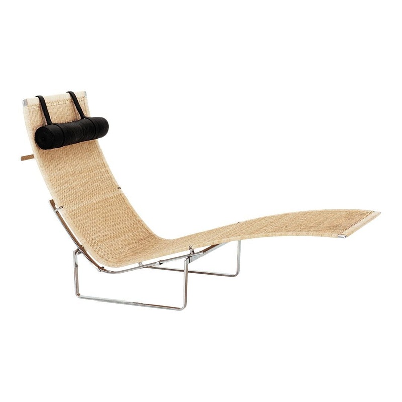 PK24 Wicker Chaise Lounge
