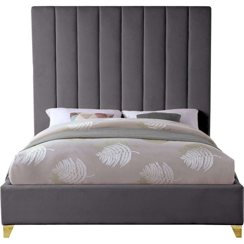 Sibert Tufted Upholstered Platform Bed Willa Arlo Interiors Color: Gray Size: King
